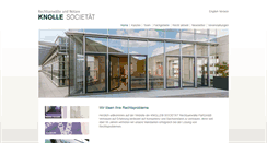 Desktop Screenshot of knolle.de